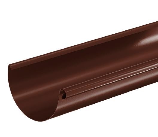 Водосток Aquasistem, система 150/100 - Водосточный желоб 3.00м RAL 8017 Коричневый купить в Черкесске