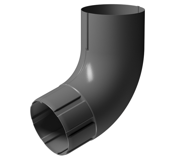 Колено 72° D90 Döcke STAL PREMIUM Графит, (RAL 7024) купить в Черкесске