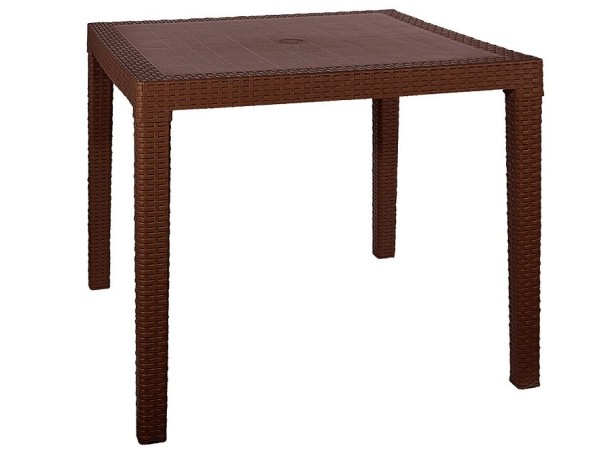 Стол квадратный FIJI Quatro Table Коричневый купить в Черкесске