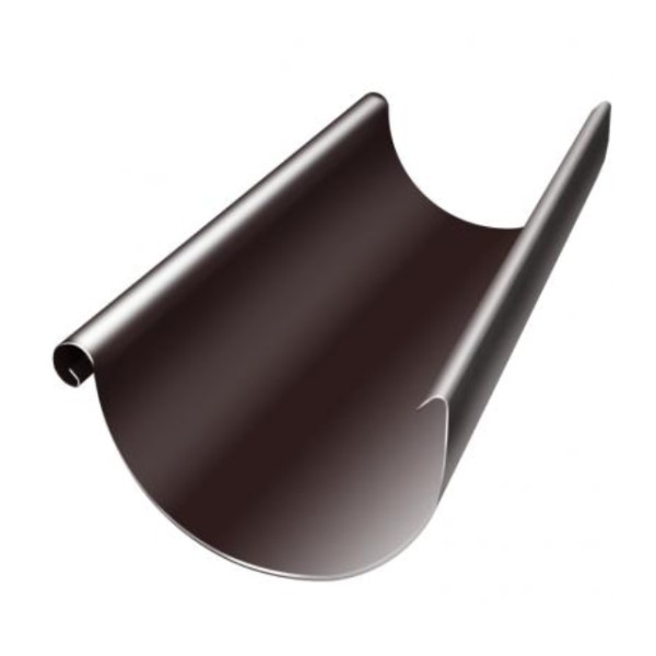 Водосток Grand Line 150x100 – Желоб 3м RAL 8017 купить в Черкесске