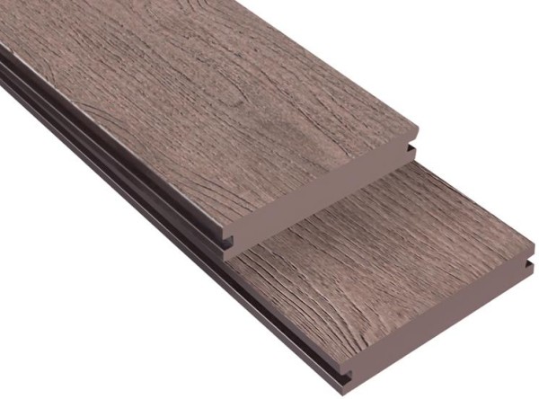 Террасная доска ДПК Outdoor 3D полнотелая NEVADA/CALIFORNIA BROWN коричневая микс купить в Черкесске