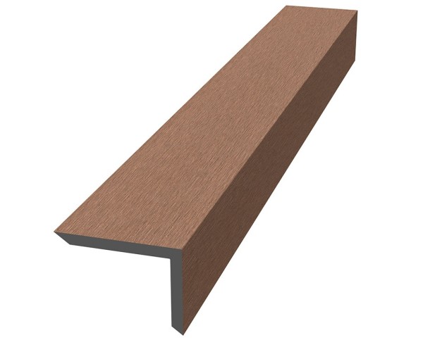Уголок ДПК для террасной доски NauticPrime, 60x40x2900мм Кедр купить в Черкесске