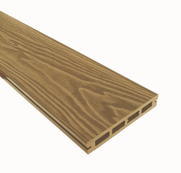 Террасная доска из ДПК Terrapol Смарт 3D Пустотелая с пазом Дуб Севилья купить в Черкесске