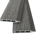 Заборная панель шип-паз EasyDecking Wood-Х 146х20 Серый купить в Черкесске
