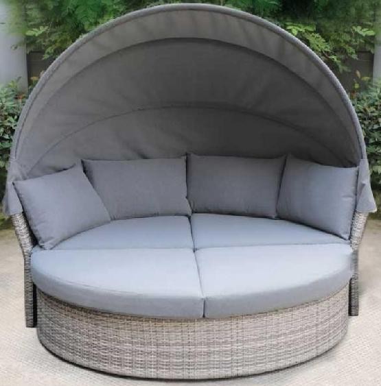 Диван-Трансформер AFINA плетеный из иск. ротанга AFM-325G Grey купить в Черкесске