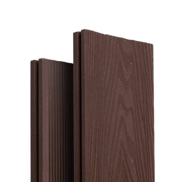 Террасная доска Ecodecking Экстра 3D полнотелая Графит купить в Черкесске