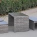 Диван-Трансформер AFINA плетеный из иск. ротанга S330G-W78 Grey купить в Черкесске