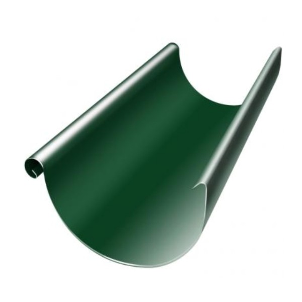 Водосток Grand Line 125x90 – Желоб 3м RAL 6005 купить в Черкесске