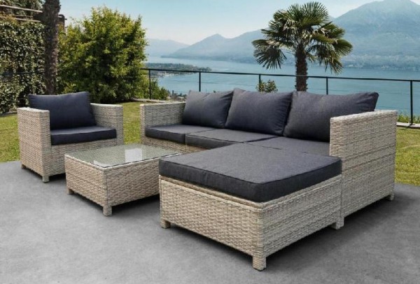 Комплект мебели AFINA плетеной из иск. ротанга YR821G Grey/Grey купить в Черкесске