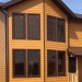 Фиброцементный сайдинг Latonit Красное дерево (RAL 8001/8008) купить в Черкесске