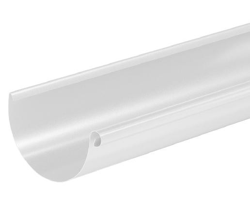 Водосток Aquasistem, система 125x90 - Водосточный желоб 3.00м RAL 9003 Белый купить в Черкесске