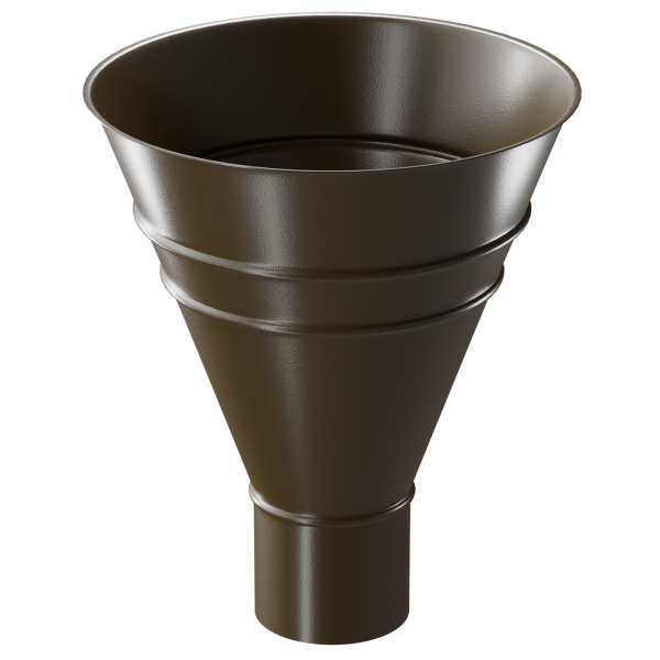 Воронка водосборная Döcke STAL PREMIUM, Каштан купить в Черкесске