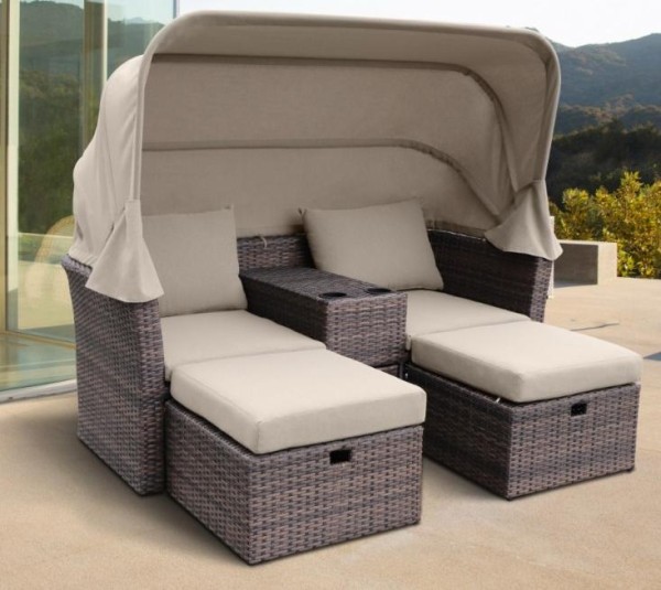 Комплект мебели AFINA плетеной из иск. ротанга AFM-330B Brown купить в Черкесске