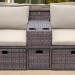 Комплект мебели AFINA плетеной из иск. ротанга AFM-330B Brown купить в Черкесске