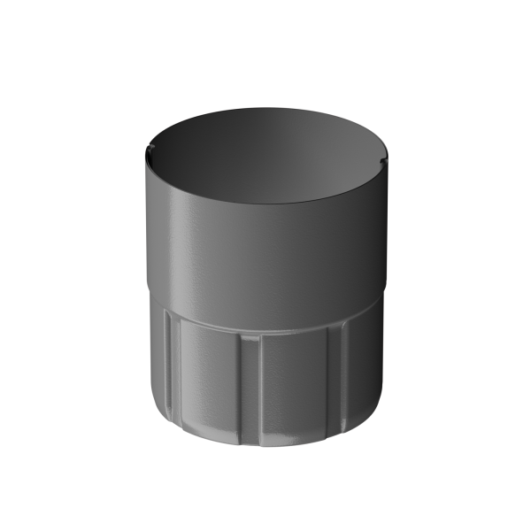 Муфта соединительная для водостока Döcke STAL PREMIUM, Графит купить в Черкесске