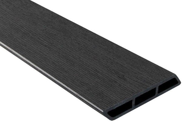 Доска Ромбус 3D ДПК Outdoor STORM BLACK черная купить в Черкесске