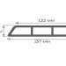 Доска Ромбус 3D ДПК Outdoor STORM GREY серая микс купить в Черкесске