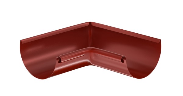 Водосток Aquasistem, система 125x90 - Угол желоба, внутренний 90° RR 29 Бургундский купить в Черкесске