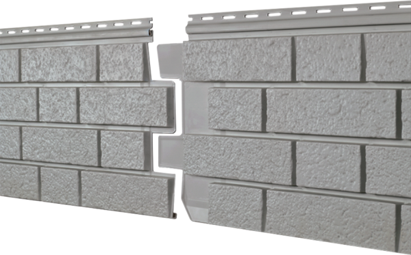 Фасадная панель Ю-пласт Стоун Хаус S-Lock Клинкер Нордик дым купить в Черкесске