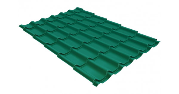 Металлочерепица классик 0,5 Satin RAL 5021 купить в Черкесске