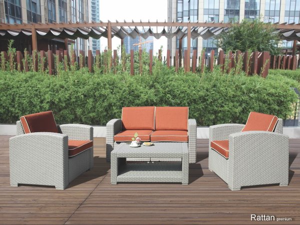 Уличные диваны и кресла коллекции Rattan Premium 4 купить в Черкесске