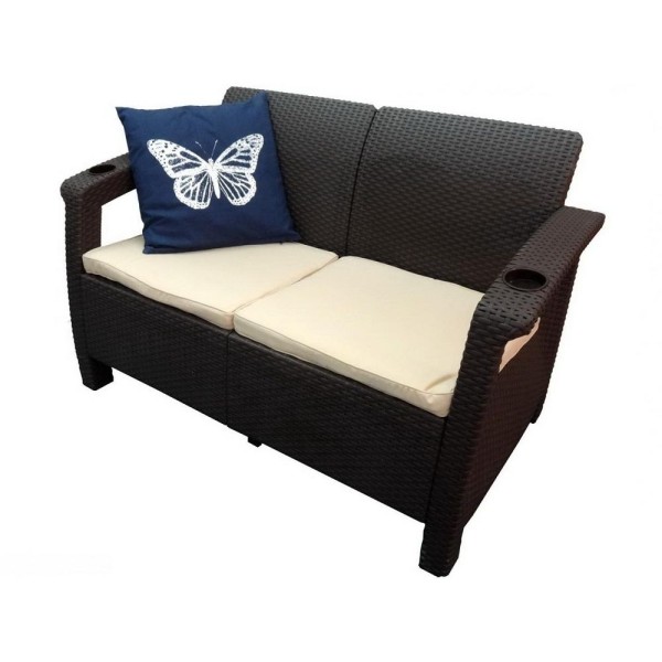 Двухместный диван Yalta Sofa Seаt венге купить в Черкесске