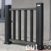Ограждение из ДПК Outdoor Классик 3D STORM чёрный купить в Черкесске
