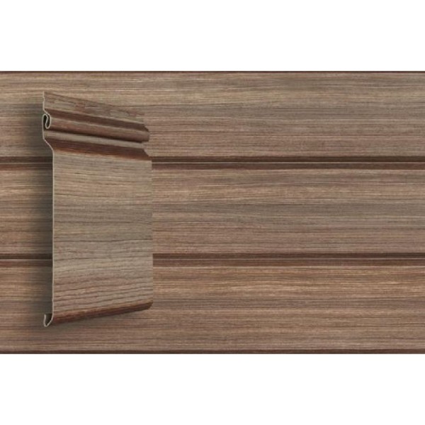 Виниловый сайдинг Grand Line Natural-Брус Tundra - Кедр купить в Черкесске