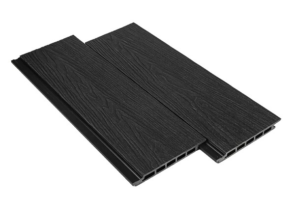 Фасадная панель из ДПК Deckart Vista 3D с текстурой дерева Графит купить в Черкесске