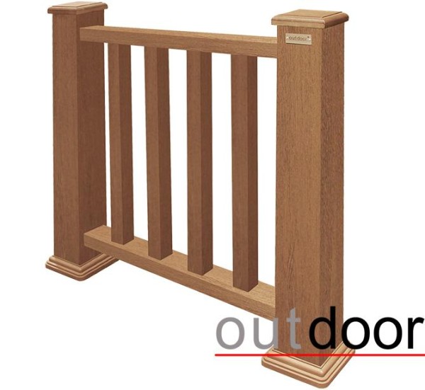 Ограждение из ДПК Outdoor Классик 3D STORM дуб купить в Черкесске