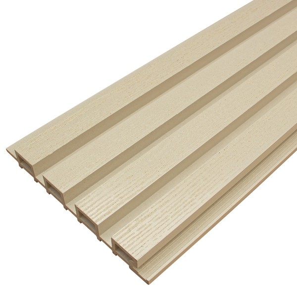 Фасадная доска из ДПК Faynag Wood Рейка Слоновая кость купить в Черкесске