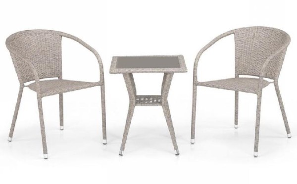 Комплект плетеной мебели AFINA из иск. ротанга T25C/Y137C-W85 Latte 2Pcs купить в Черкесске