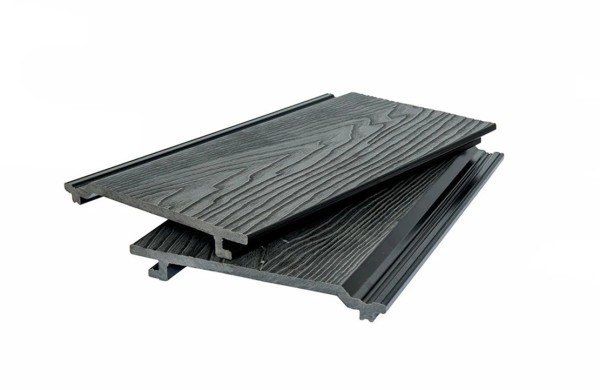 Фасадная доска 3D WOOD BRUSHING, чёрный купить в Черкесске