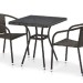 Комплект плетеной мебели AFINA из иск. ротанга T282BNT/Y137C-W53 Brown 2Pcs купить в Черкесске