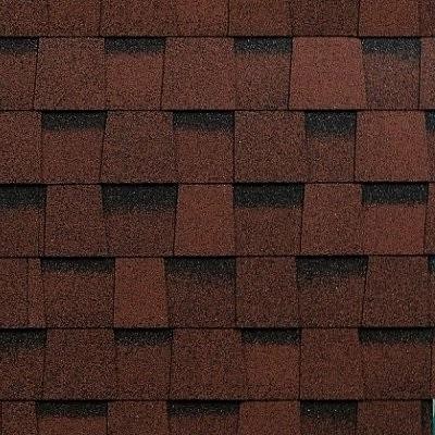 Двухслойная ламинированная черепица Shinglas, серия Фазенда – Красный купить в Черкесске
