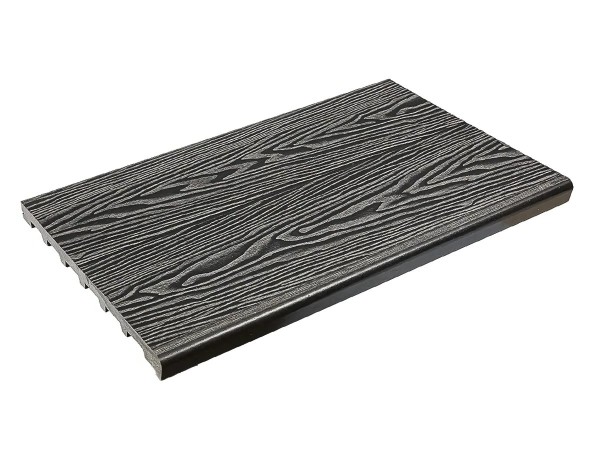 Ступень полнотелая из ДПК Deckart Step 3D Графит купить в Черкесске
