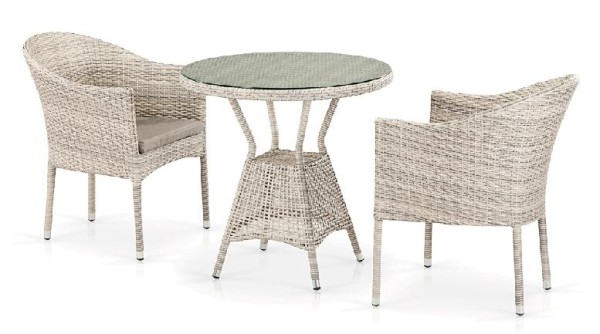 Комплект плетеной мебели AFINA из иск. ротанга T705ANT/Y350-W85 Latte 2Pcs купить в Черкесске