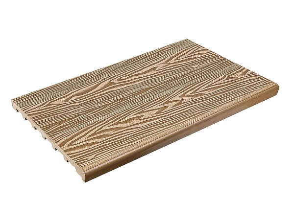 Ступень полнотелая из ДПК Deckart Step 3D Орех купить в Черкесске