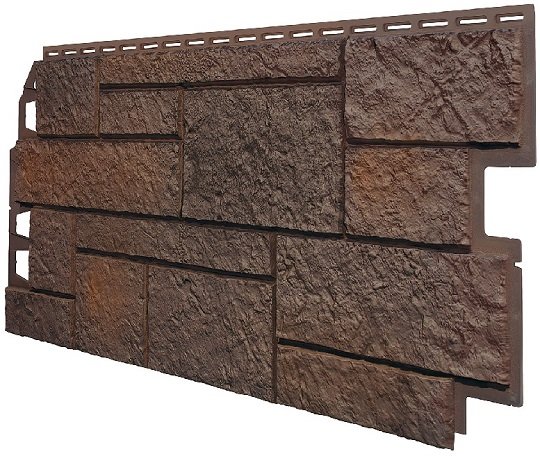 Фасадная панель VOX Sandstone (Сандстоун) темно коричневый купить в Черкесске