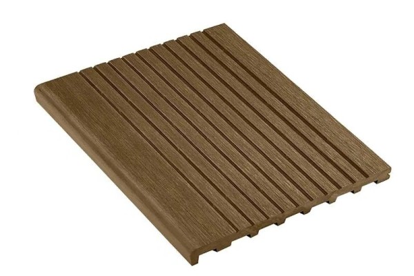 Ступень полнотелая из ДПК Deckart Step Орех купить в Черкесске