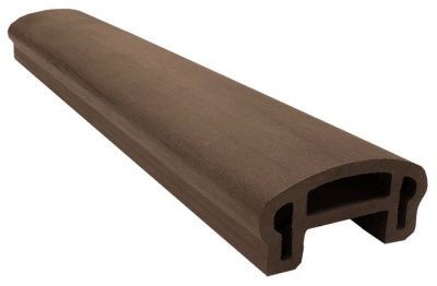 Перила вехнее фигурное Woodvex Select Темно - Коричневый купить в Черкесске