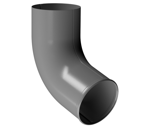 Отвод трубы D90 Döcke STAL PREMIUM Графит, (RAL 7024) купить в Черкесске