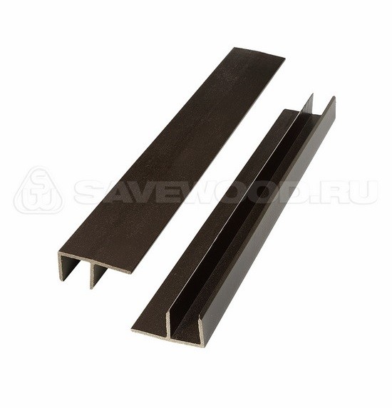F-профиль ДПК Savewood – Тёмно-коричневый купить в Черкесске