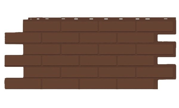 Фасадная панель T-Siding Кирпич Модерн Эко Браун купить в Черкесске