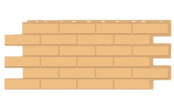 Фасадная панель T-Siding Кирпич Модерн Эко Крем купить в Черкесске