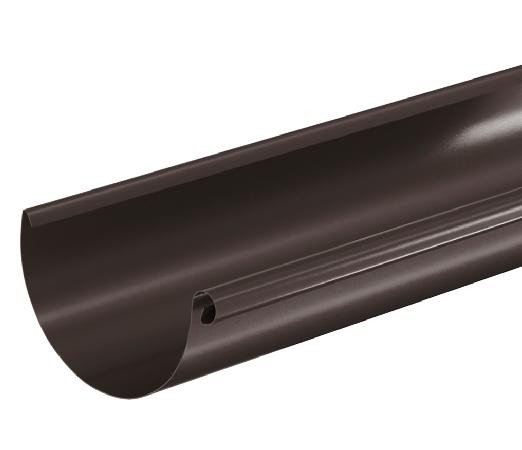 Водосток Aquasistem, система 125x90 - Водосточный желоб 3.00м RR 32 Тёмно Коричневый купить в Черкесске