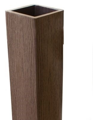 Столб опорный Woodvex Co-Extrusion Темно - Коричневый купить в Черкесске