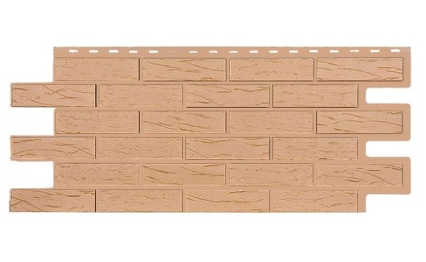 Фасадная панель T-Siding Кирпич Саман Эко Крем купить в Черкесске