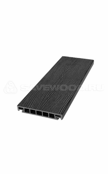 Террасная доска из ДПК SW Salix (S) (R) черный купить в Черкесске